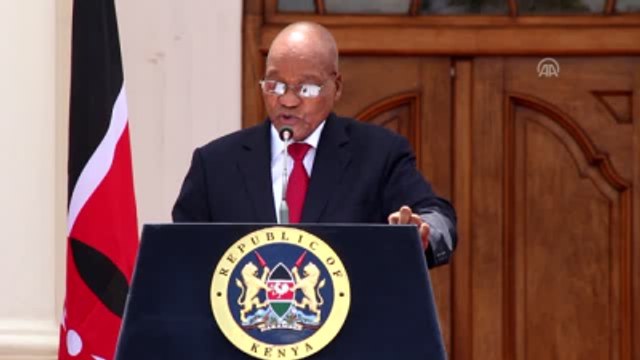 Güney Afrika Cumhuriyeti Cumhurbaşkanı Zuma, Kenya'da