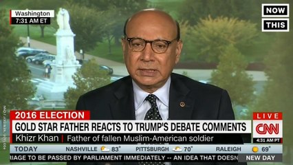 Khizr Khan Is Not Pleased With Trump Using His Son's Name At Debate
