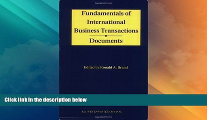 Descargar video: Big Deals  Fundamentals of International Business Transactions, Documents  Full Read Most Wanted