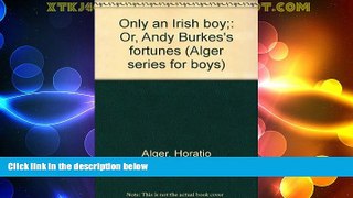 Big Deals  Only an Irish boy;: Or, Andy Burkes s fortunes (Alger series for boys)  Full Read Best