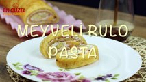 Meyveli Rulo Pasta Tarifi - En Güzel Yemek Tarifleri | En güzel Yemek Tarifleri