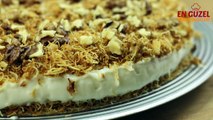 Muhallebili Kadayıflı Pasta Tarifi - En Güzel Yemek Tarifleri | En güzel Yemek Tarifleri