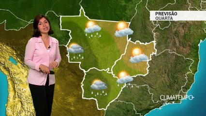 Previsão Centro-Oeste – Chuva forte em MS