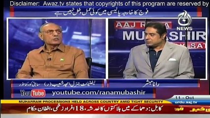 Aaj Rana Mubashir Kay Sath - 11th October 2016
