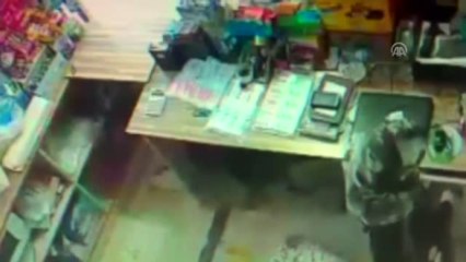 Hırsızlık Anı Güvenlik Kamerasında