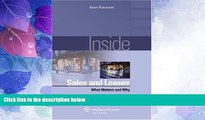 Must Have PDF  Inside Sales and Leases: What Matters   Why (Inside Series)  Full Read Most Wanted