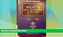 Big Deals  West s Legal Environment of Business: Text and Cases - Text Only  Best Seller Books