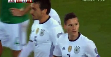 1-0 Julian Draxler Goal HD - Germany 1-0 Northen Ireland - 11.10.2016