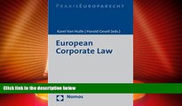 Big Deals  European Corporate Law  Full Read Most Wanted