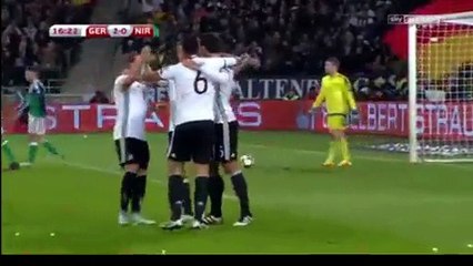 2-0 Sami Khedira Fantastic Goal HD - Germany vs Northern Ireland - 11.10.2016
