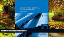 Must Have  Construction Contracts: Law and Management  READ Ebook Full Ebook