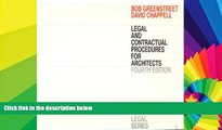 READ FULL  Legal and Contractual Procedures for Architects, Fourth Edition (Architectural Press