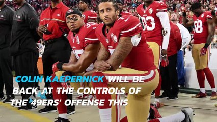 Criticized QB Colin Kaepernick to start Sunday for 49ers