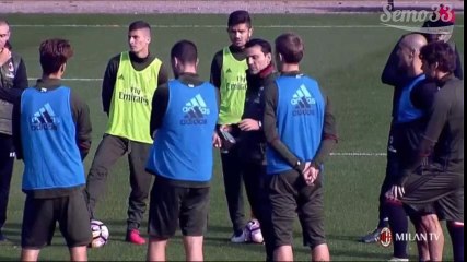 milan training session 11.10.2016