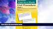 FREE DOWNLOAD  Law in a Flash Cards: Civil Procedure Part I  FREE BOOOK ONLINE