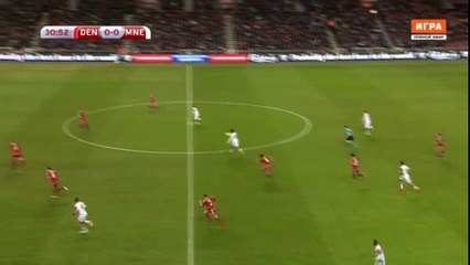 Fatos Beqiraj Goal HD - Denmark 0-1 Montenegro 11.10.2016