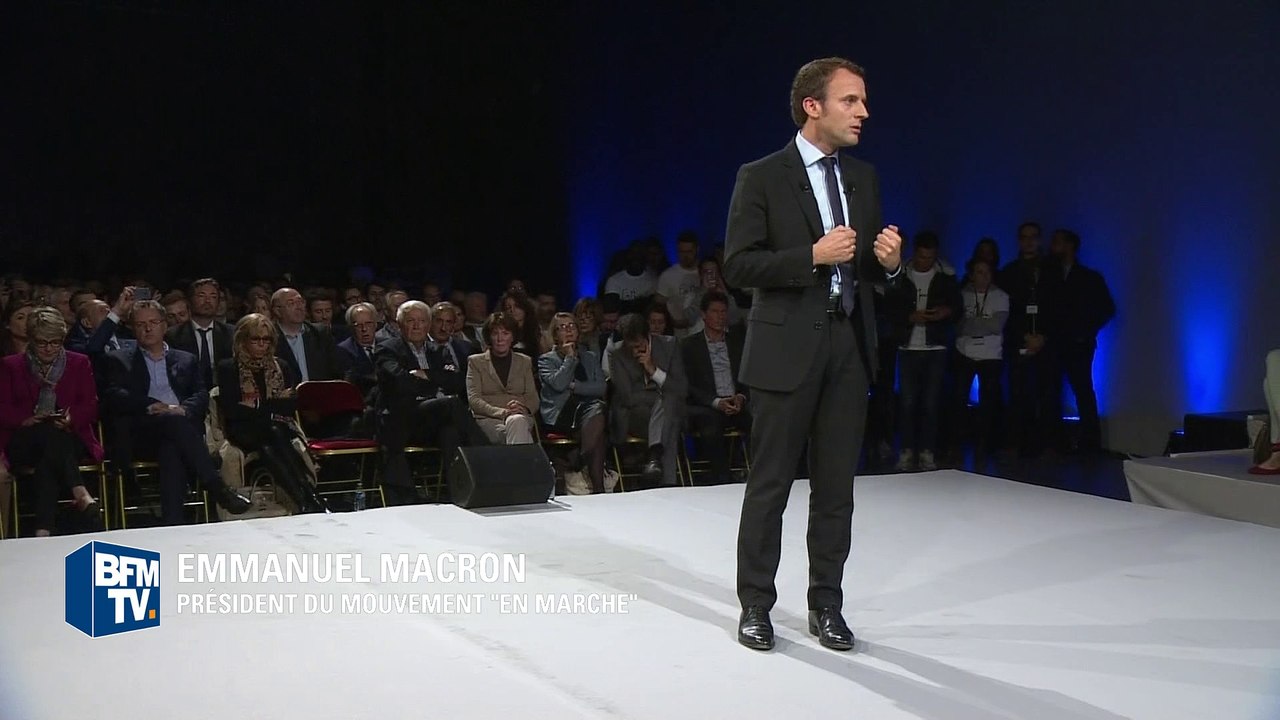 Emmanuel Macron: "Trop de politiques parlent de trop loin, de trop haut, d'à côté"