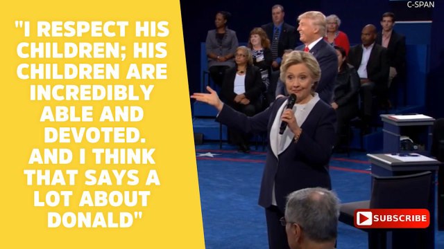 How Clinton’s “Compliment” Perfectly Skewered Trump's Sexism
