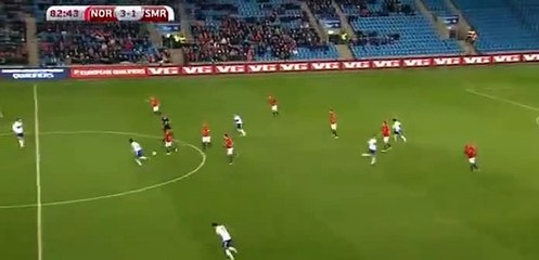 Joshua King  Goal Norway 4-1 San Marino 11.10.2016