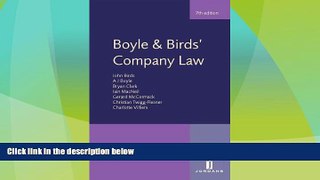 Big Deals  Boyle and Birds  Company Law: Seventh Edition  Best Seller Books Most Wanted