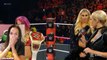WWE Raw 10/10/16 Rusev interrupts Sasha and Charlotte