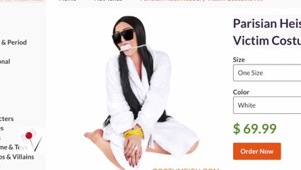 Someone is Selling a Kim Kardashian Robbery Costume