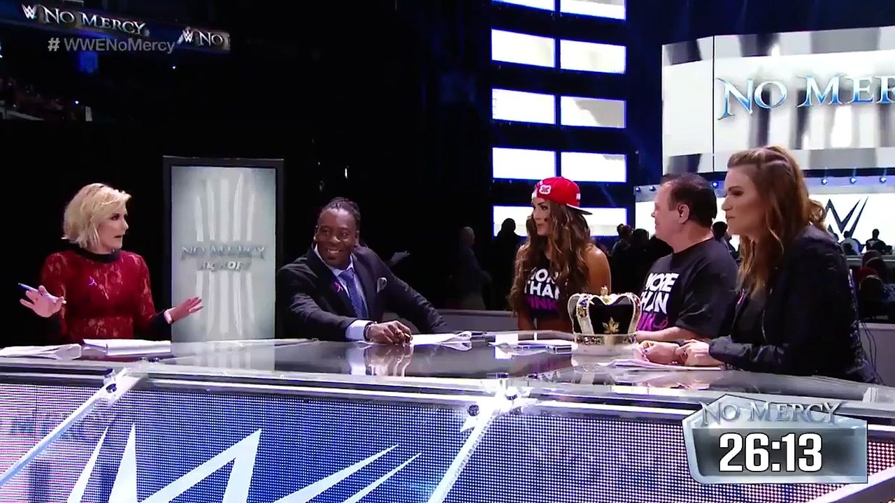 720pHD WWE No Mercy KickOff Show 2016 Nikki Bella Segment