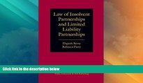 Big Deals  Law of Insolvent Partnerships and Limited Liability Partnerships  Best Seller Books