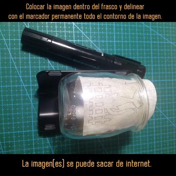 Decorando Halloween:Portavelas con Frascos de Cristal