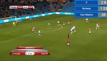 Adama Diomande Goal HD - Norway 2-1 San Marino 11.10.2016 HD