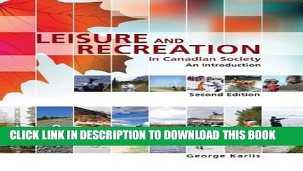 Collection Book Leisure and Recreation in Canadian Society: An Introduction