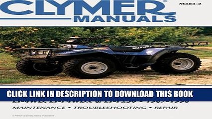 New Book Suzuki LT-4WD, LT-WDX   LT-F250 1987-1998