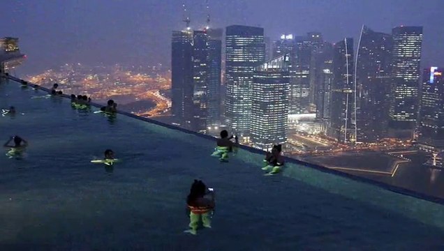 Singapore, Infinite Pool, Hotel Marina Bay Sands, Singapour
