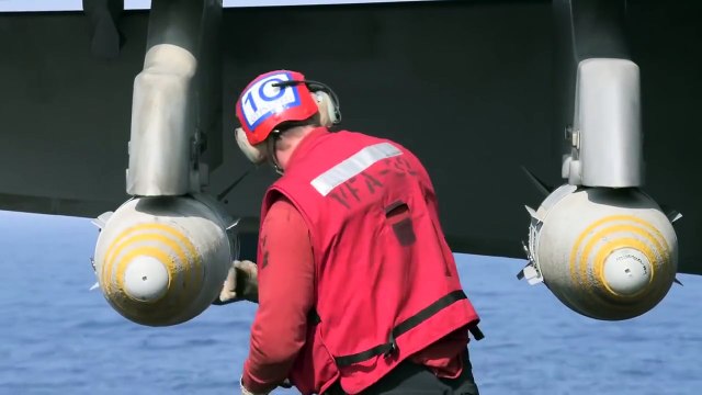 USS Dwight D Eisenhower_ Conducts Strikes in Support of Operation Inherent Resolve - June 28, 2016