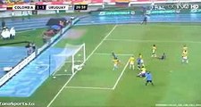 Colombia vs Uruguay 1-1  Cristian Rodriquez Goal Eliminatorias Munida 11-10-2016