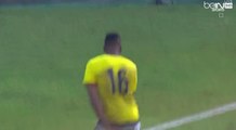 Yerry Mina Amazing Goal - Colombia 2-2 Uruguay - (11/10/2016)