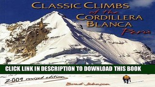 Collection Book Classic Climbs of the Cordillera Blanca, Peru 2009