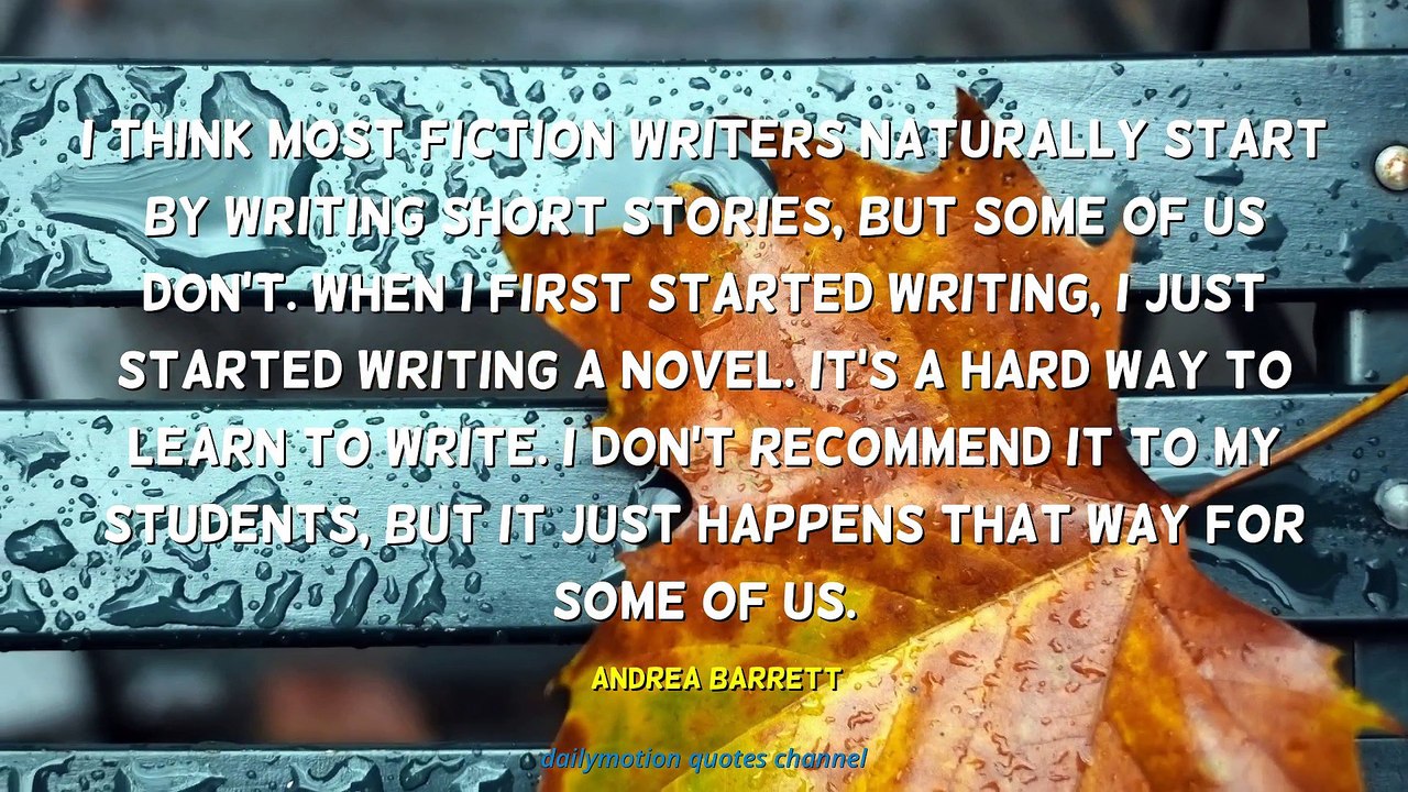 Andrea Barrett Quotes