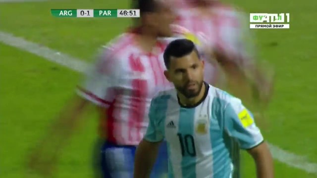 Sergio Agüero Full Penalty Miss HD - Argentina vs Paraguay 11.10.2016 HD