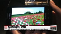 U.S. Supreme Court hears Samsung-Apple patent dispute
