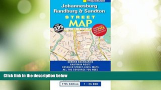 Big Deals  Street Map Johannesburg, Randburg   Sandton- Map Studio  Best Seller Books Best Seller