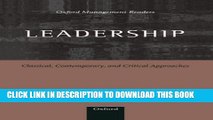 [PDF] Leadership: Classical, Contemporary, and Critical Approaches (Oxford Management Readers)