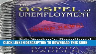 [PDF] The Gospel of Unemployment Job Seekers Devotional Full Collection