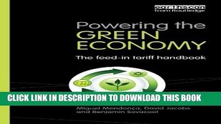 Collection Book Powering the Green Economy: The Feed-in Tariff Handbook