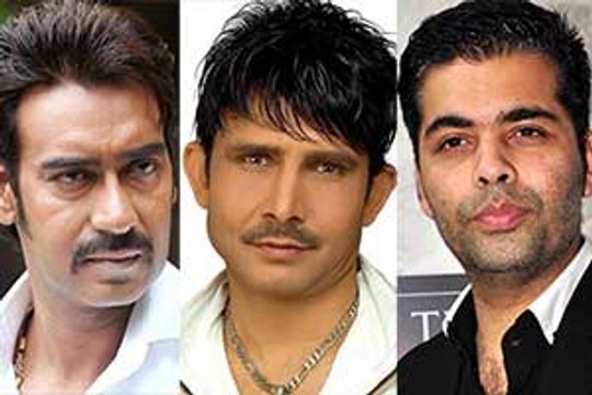 Watch the controversy between Ajay Devgn-KRK-Karan Johar