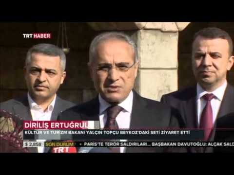 Kültür ve Turizm Bakanımız Sayın Yalçın Topçu Setimizi Ziyaret Etti.