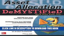[PDF] Asset Allocation DeMystified: A Self-Teaching Guide Full Online