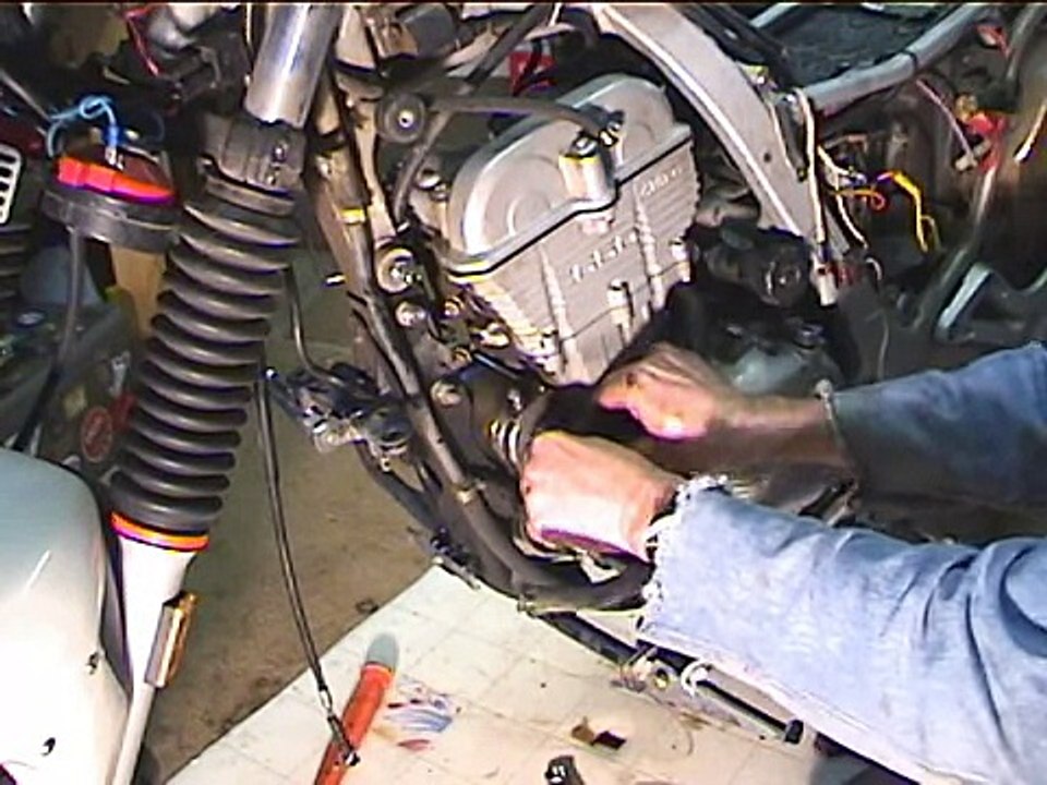 How to remove starter motor motorcycle video Dailymotion