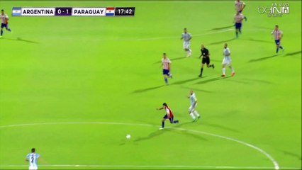 Derlis González Goal vs Argentina (0-1)