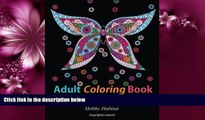 Online eBook Adult Coloring Books: Butterfly Zentangle Patterns: 31 Beautiful, Stress Relieving